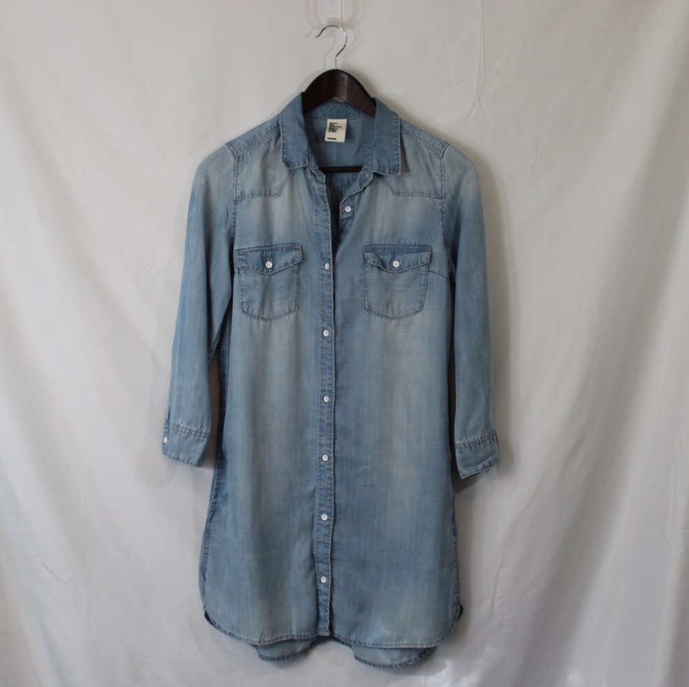 💜&Denim💜 Denim Shirt Dress